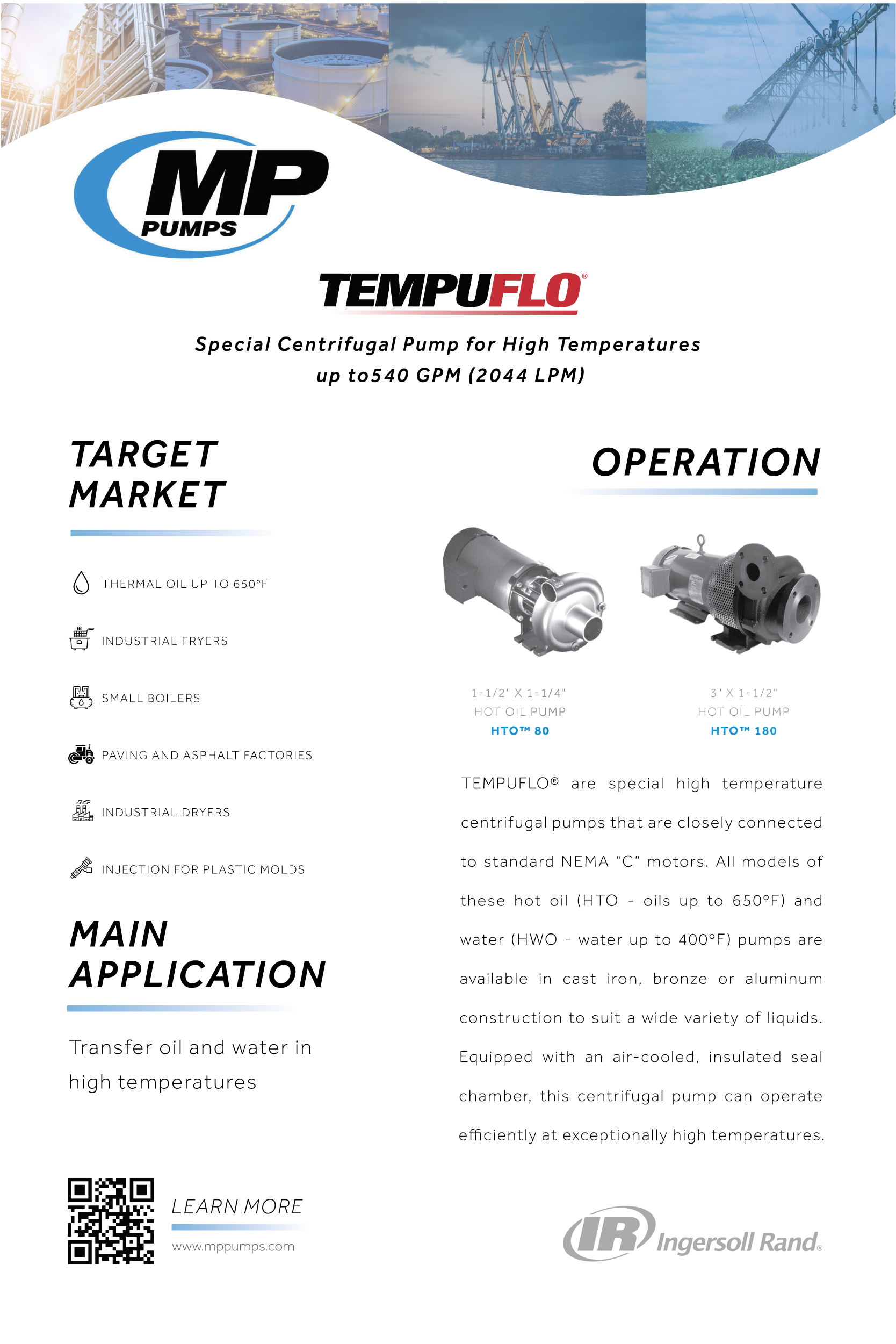 MP TEMPUFLO Pumps – Download – High-Temperature Centrifugal Pumps